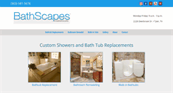 Desktop Screenshot of bathscapes.net
