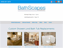 Tablet Screenshot of bathscapes.net